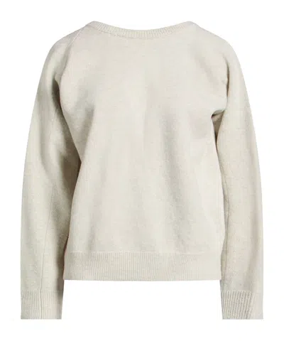 Maison Margiela Medium-thickness Wool Knit Sweater In Neutral