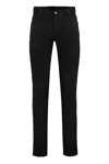 Maison Margiela Memory 5-pocket Straight-leg Jeans In Black