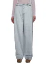Maison Margiela Wool Half-sleeved Sweater In White