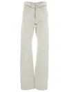 Maison Margiela Elevated Denim Straight-leg Jeans In Grey