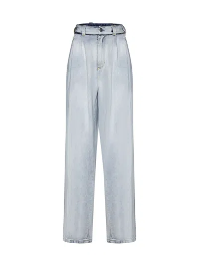 Maison Margiela 5 Pockets Carpenter Jeans In Blue