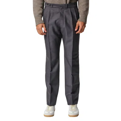 Maison Margiela Men's British Mohair Suit Pants In Gray