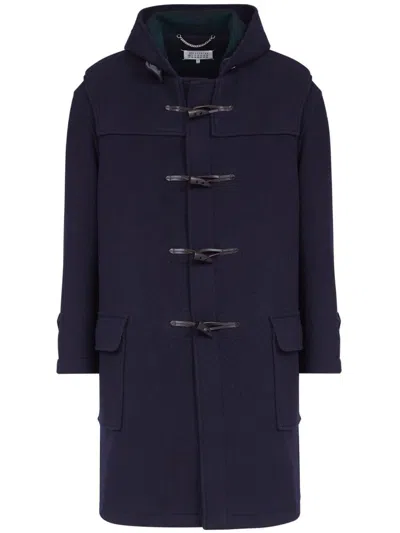 MAISON MARGIELA MEN'S COAT WITH FROGS AND HOOD