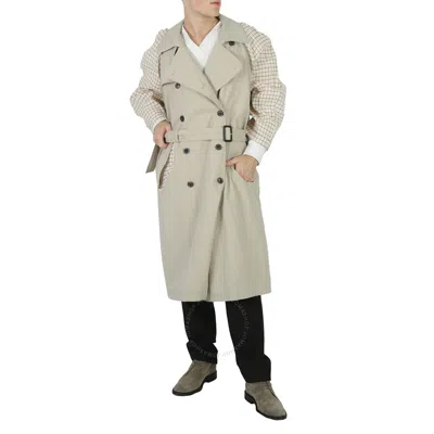 Maison Margiela Men's Colonial Sand Trench Coat In Neutral