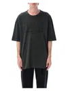 Maison Margiela Topstitched Logo Oversized T-shirt