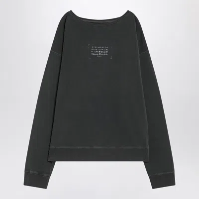 Maison Margiela Men's Faded Sweatshirt With Printed Logo