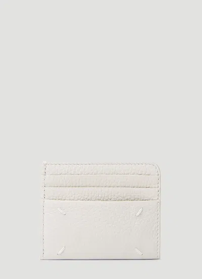 Maison Margiela Men Four Stitches Cardholder In Gray