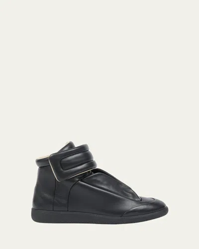 Maison Margiela Future Low Sneakers Ankle Length Rubber Sole In Black