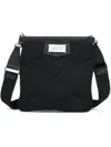 Maison Margiela Men's Glam Slam Sport Flat Messenger Bag In Black