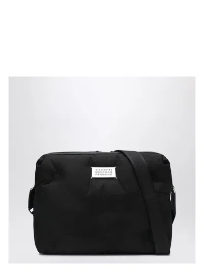 Maison Margiela Glam Slam Corduroy Computer Bag In Black
