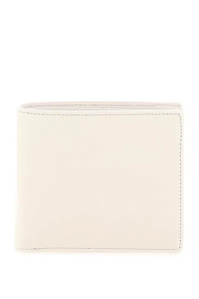 Maison Margiela Leather Wallet In White