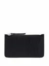 Maison Margiela Men's Leather Card Holder In Black