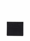 Maison Margiela Men's Leather Card Holder In Black