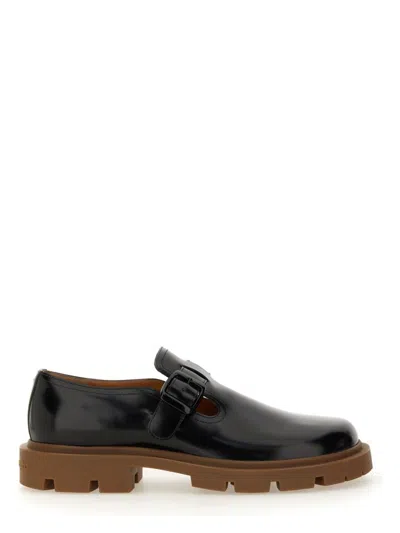 MAISON MARGIELA MEN'S LEATHER MONK LOAFER