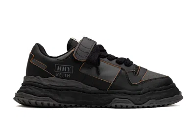 Pre-owned Maison Margiela Men's  Maison Mihara Yasuhiro Keith Og Sole Leather Sneakers In Black/grey