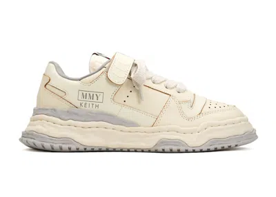 Pre-owned Maison Margiela Men's  Maison Mihara Yasuhiro Keith Og Sole Leather Sneakers In White