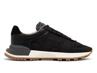 Pre-owned Maison Margiela Men's  Runner Evolution Sneakers In Black/white/gum In Multi