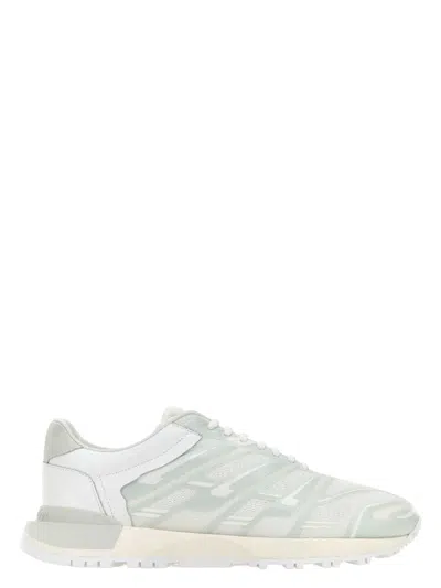 MAISON MARGIELA MEN'S MESH AND RUBBER 50-50 SNEAKERS