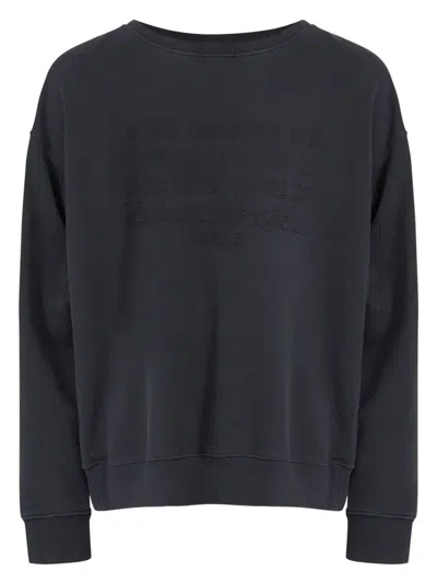 Maison Margiela Men's Numbers Motif Sweater In Black