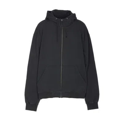 Maison Margiela Men Numeric Logo Zip Hoodie In Black