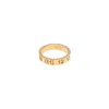 Maison Margiela Men's Numerical 6.5mm Ring In Yellow Gold