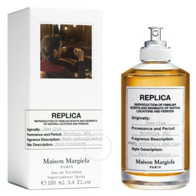 Maison Margiela Men's Replica Jazz Club Edt Spray 3.4 oz Fragrances 3605521932105 In Black / Ink