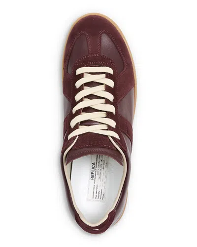 MAISON MARGIELA MEN'S REPLICA LOW TOP SNEAKERS