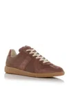 Maison Margiela Men's Replica Low Top Sneakers In Brown