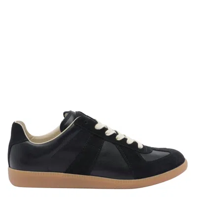 Maison Margiela Men Replica Sneakers In Black