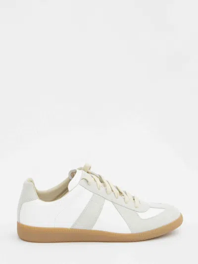 Maison Margiela Men Replica Sneakers In White