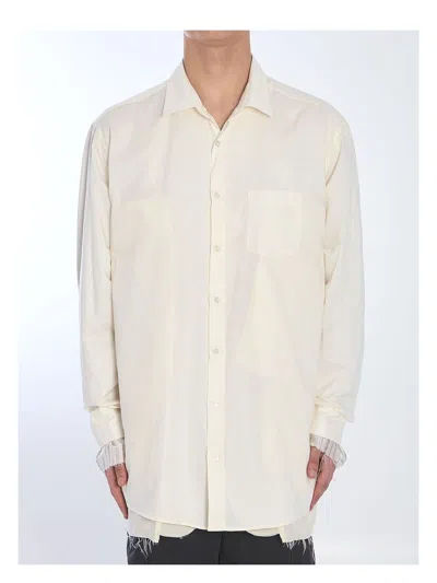 Maison Margiela Men's Reversible Shirt Anonymity Of The Lining In White