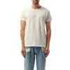 Maison Margiela Men's Small Number Logo T-shirt In White