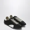Maison Margiela Sprinters Branded Canvas And Suede Low-top Trainers