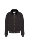 Maison Margiela Yoke Caban Jacket Man Black In Black