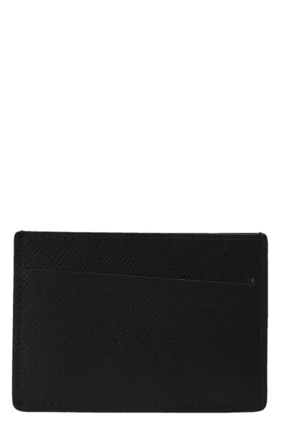 Maison Margiela Men Stitching Card Holder In Black