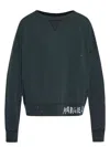 Maison Margiela Men Crewneck Sweatshirt With Distressed Details