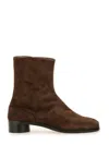 Maison Margiela Leather Tabi Ankle Boots 30