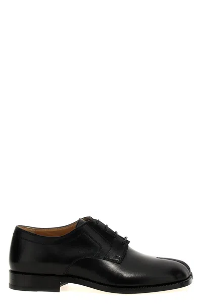 Maison Margiela Men 'tabi' Lace Ups In Black