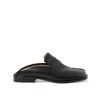 Maison Margiela Black Tabi City Loafer Mules In Black