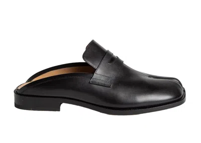 Pre-owned Maison Margiela Men Tabi Loafer Mule Sneakers In Black