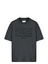 Maison Margiela Topstitched Logo Oversized T-shirt
