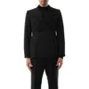 Maison Margiela Men's Wool Barathea Suit Jacket In Black
