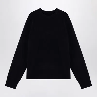 Maison Margiela Men's Wool Jumper Sweater In Blue