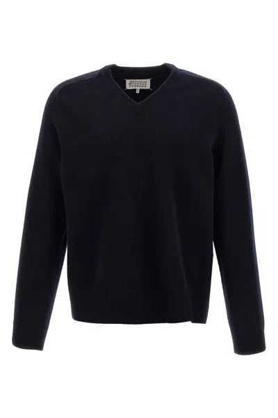 Maison Margiela Wool Sweater In Blue