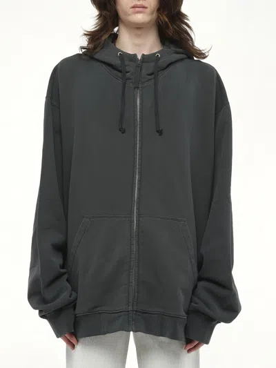Maison Margiela Men's Zip Sweat Jacket In Black