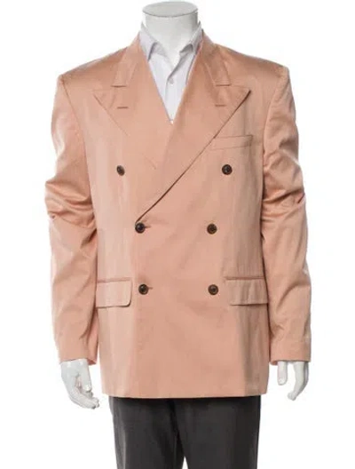 Pre-owned Maison Margiela Mens' Solid Sport Coat W/ Tags In Pink