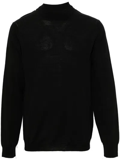 Maison Margiela Merino-wool Sweater In Black