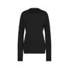 Maison Margiela Merino Wool Sweater Woman Black In Black