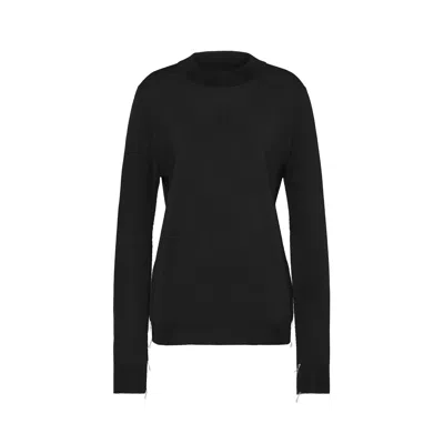 Maison Margiela Merino Wool Sweater Woman Black
