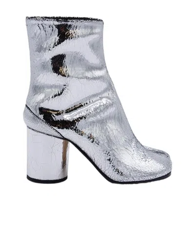 MAISON MARGIELA MAISON MARGIELA TABI METALLIC ANKLE BOOTS